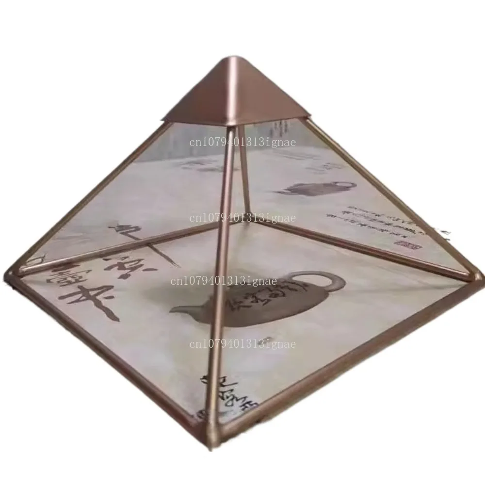 

Pyramid Hat Desktop Pyramid Full Copper Ornament for Meditation and Sleep
