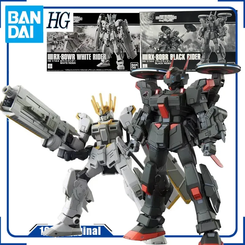 

Bandai HG 1/144 GUNDAM pb limited RX-80WR WHITE BLACK RIDER Action Figure Assembly Toy Give children Gift Model Ornaments