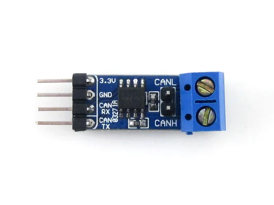 Дополнительная плата Waveshare SN65HVD230 CAN, используемая для подключения MCU к сети CAN, 3,3 В, защиты от электростатического разряда