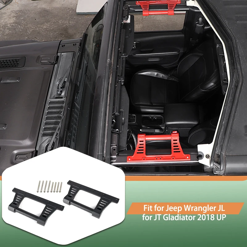 Car Metal Top Roof Grab Handle Grab Bar for Jeep Wrangler JL for JT Gladiator 2018 Up Car Interior Accessories