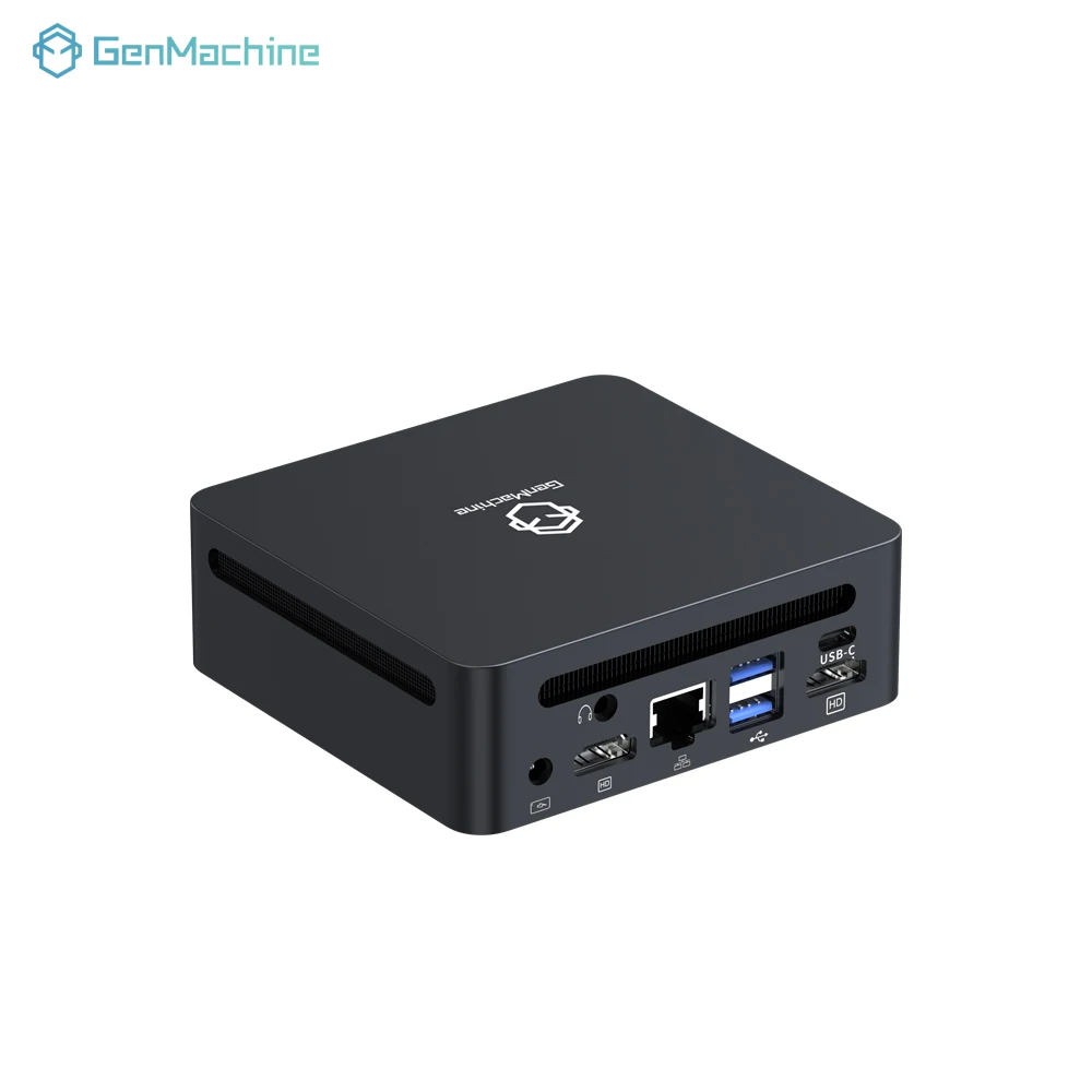 Genmachine Mini PC Windows 11 Intel 12a generazione Alder Lake N100 Mini PC DDR4 3200 Mhz RAM M.2 ROM WiFi 6 BT5.2 Computer desktop