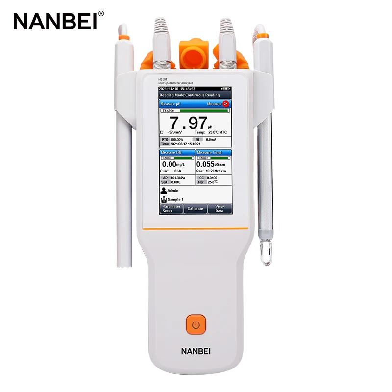 

Portable digital pH/EC/ISE/DO/Temperature multiparameter water quality meter price