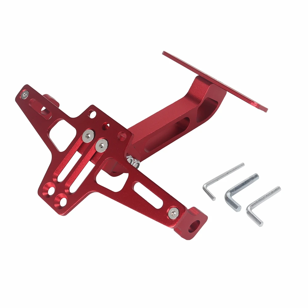 Motorrad Hinten Kennzeichen Halterung Aluminium Legierung Halterung Motorrad Universal Zubehör Motorrad Modifikation Teile