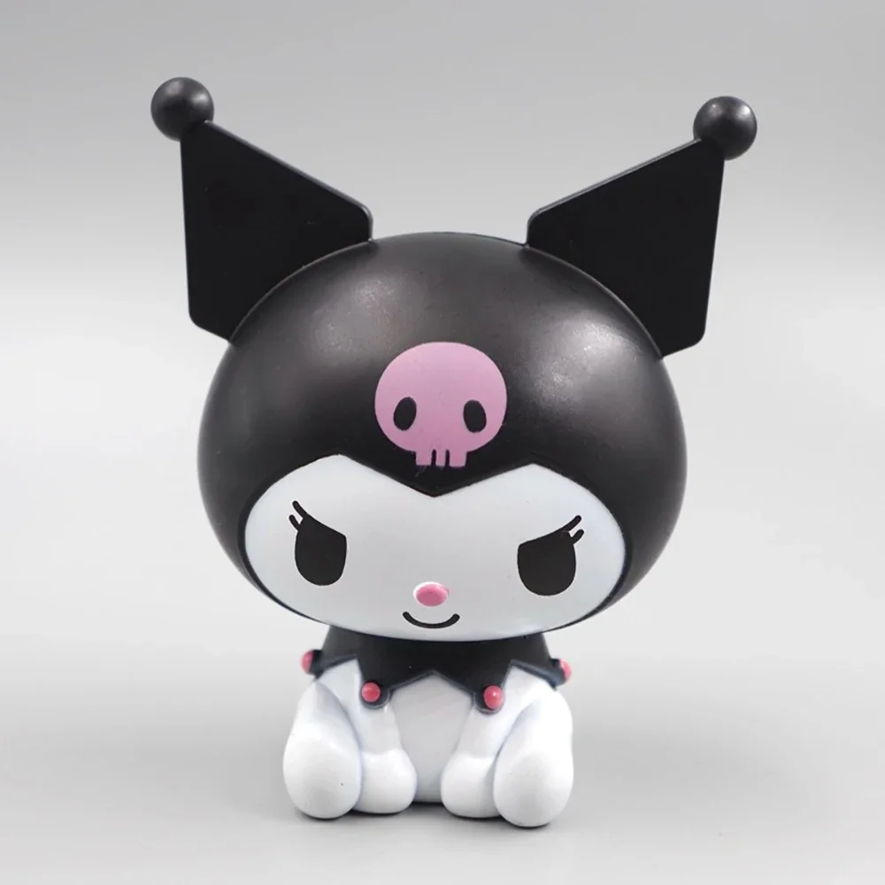 Figurines d'anime Sanurgente pour enfants, Cinnamoroll, Pachacco, Kuromi, Butter, Hello Kitty, décoration de gâteau bricolage, jouets Kawaii, cadeaux