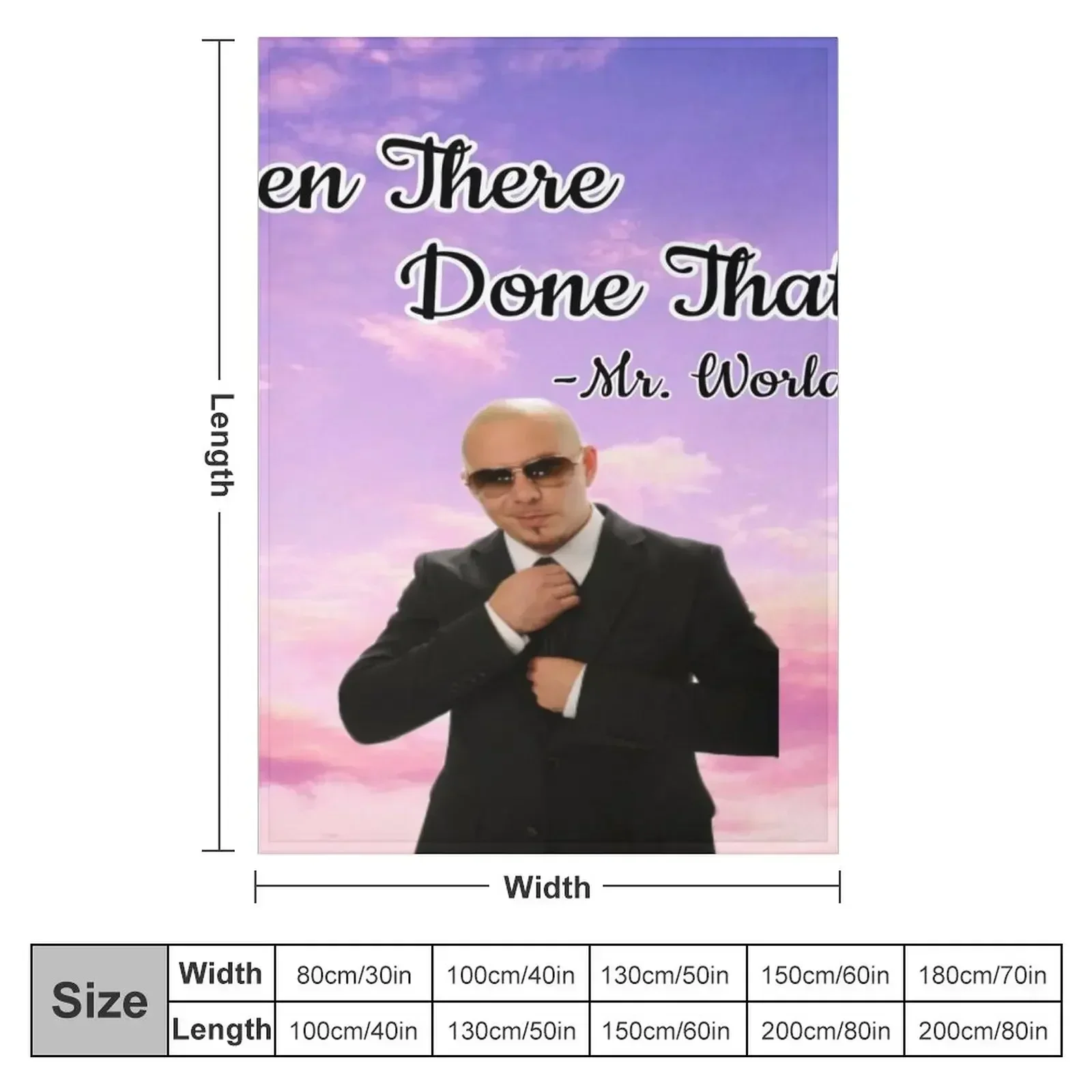 Mr Worldwide Tapestry for Maddie Throw Blanket Summer Beddings Thermals For Travel Hairy Nap Blankets