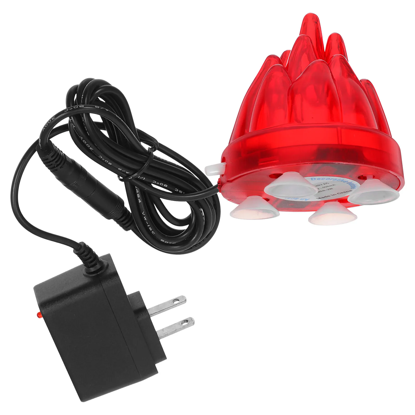 

Multifunction Fish Tank Volcano Light Air Pump Ornament Aquarium Decor Led Submersible Oxygen Bubbler For Underwater Scene
