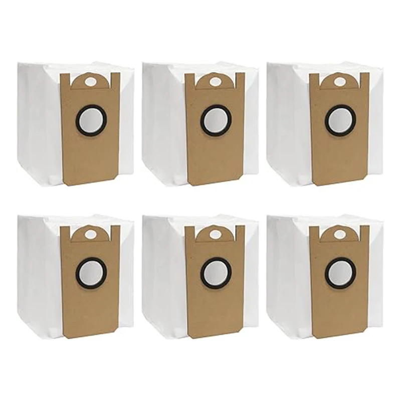 

6 Pack Replacement Dust Bags for Arnagar S9 S10 Self-emptying Robot Vacuum