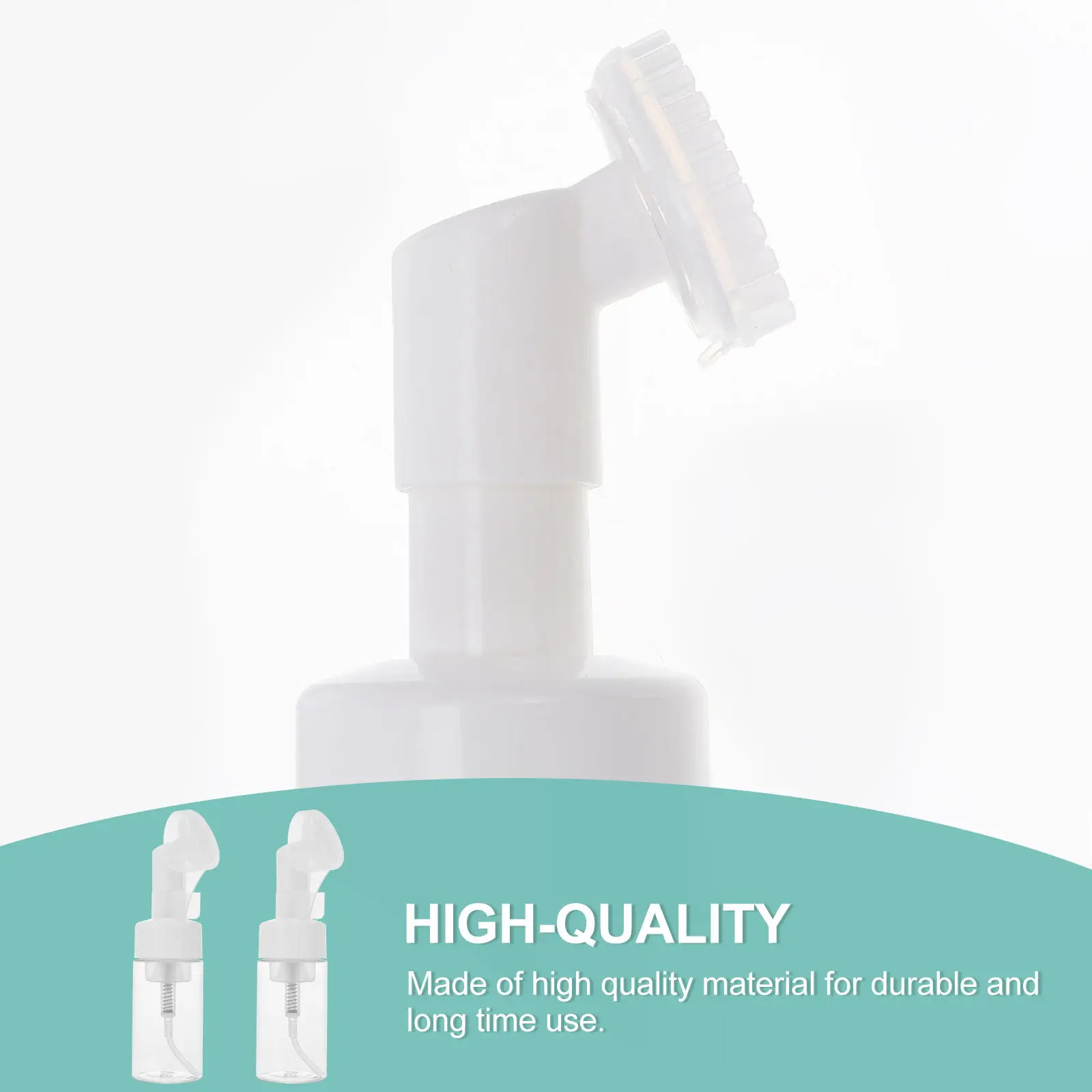 

Набор из 2-х флаконов-дозаторов для пены с силиконовой щеткой, 100 мл, для путешествий, для жидкого мыла, для умывания лица и рук, для животных