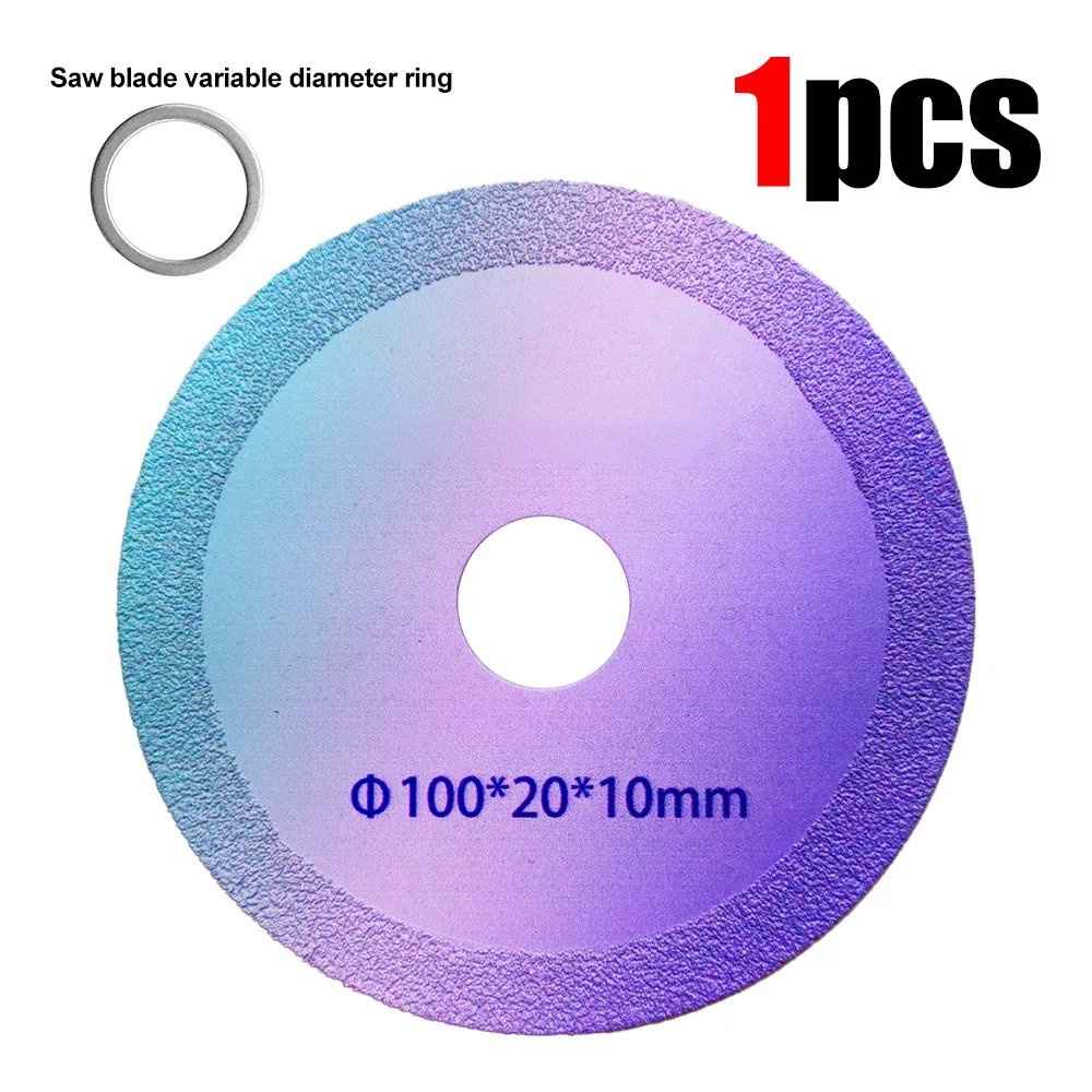 1-10pcs Ultra-Thin 100mm Diamond Saw Blade, for Tile Glass Marble Polishing, Fits Angle Grinder - view 6