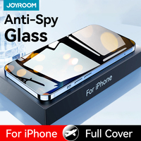 Joyroom 1/2pcs For iPhone 16 Pro Max Anti-spy Glass Full Cover Privacy Screen Protector For iphone 16 15 14 13 12 11 Pro Max