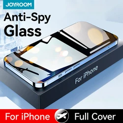 Joyroom-iPhone用スクリーンプロテクター,スパイガラスプロテクター,フルカバー,16, 15, 14, 13, 12, 11 pro max,1個,2個
