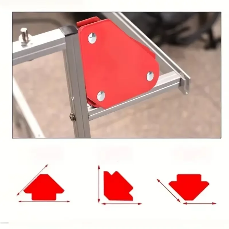4pcs Welding Magnet Magnetic Holder 45/90/135 Degrees 9LB Arrow Clamp Magnetic Clamp For Welding Positioner Locator Tools image 3