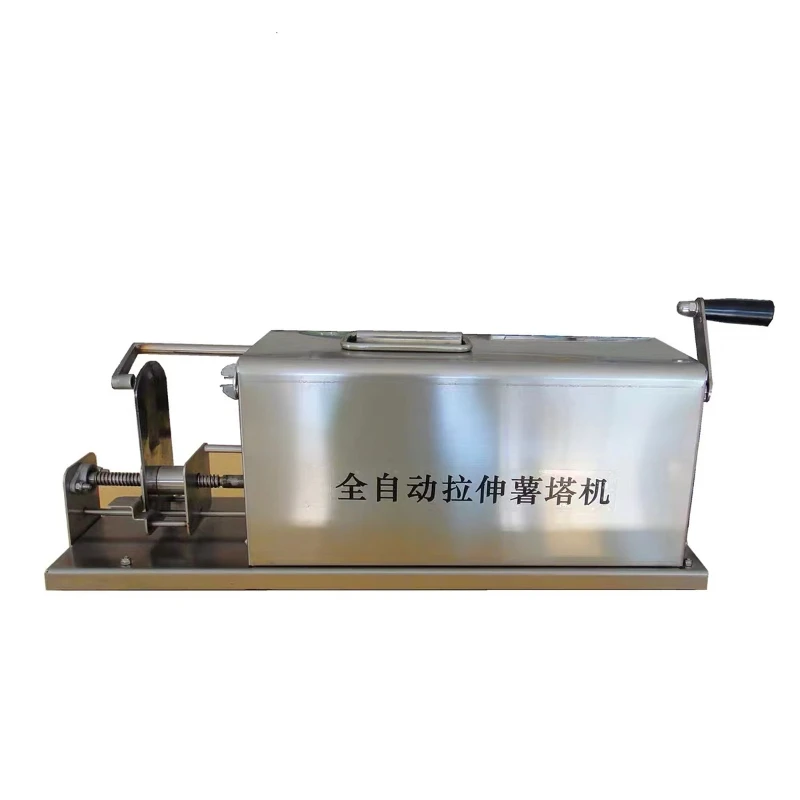 Manually Operated Tornado Potato Slicing Machine Durable High Capacity Slicing Machine