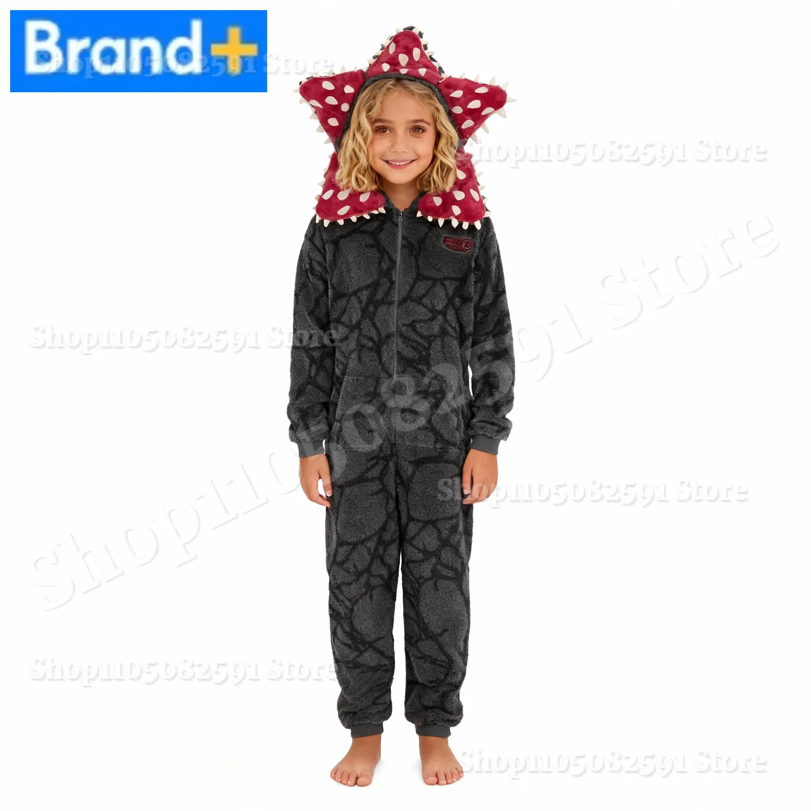 بيجامة عيد الميلاد للبالغين والأطفال لعام 2025 - نيسيي نبات ديموجورجون مع سحاب سهل الإمساك، زي ممتع لحفلات العطلات والموضوع