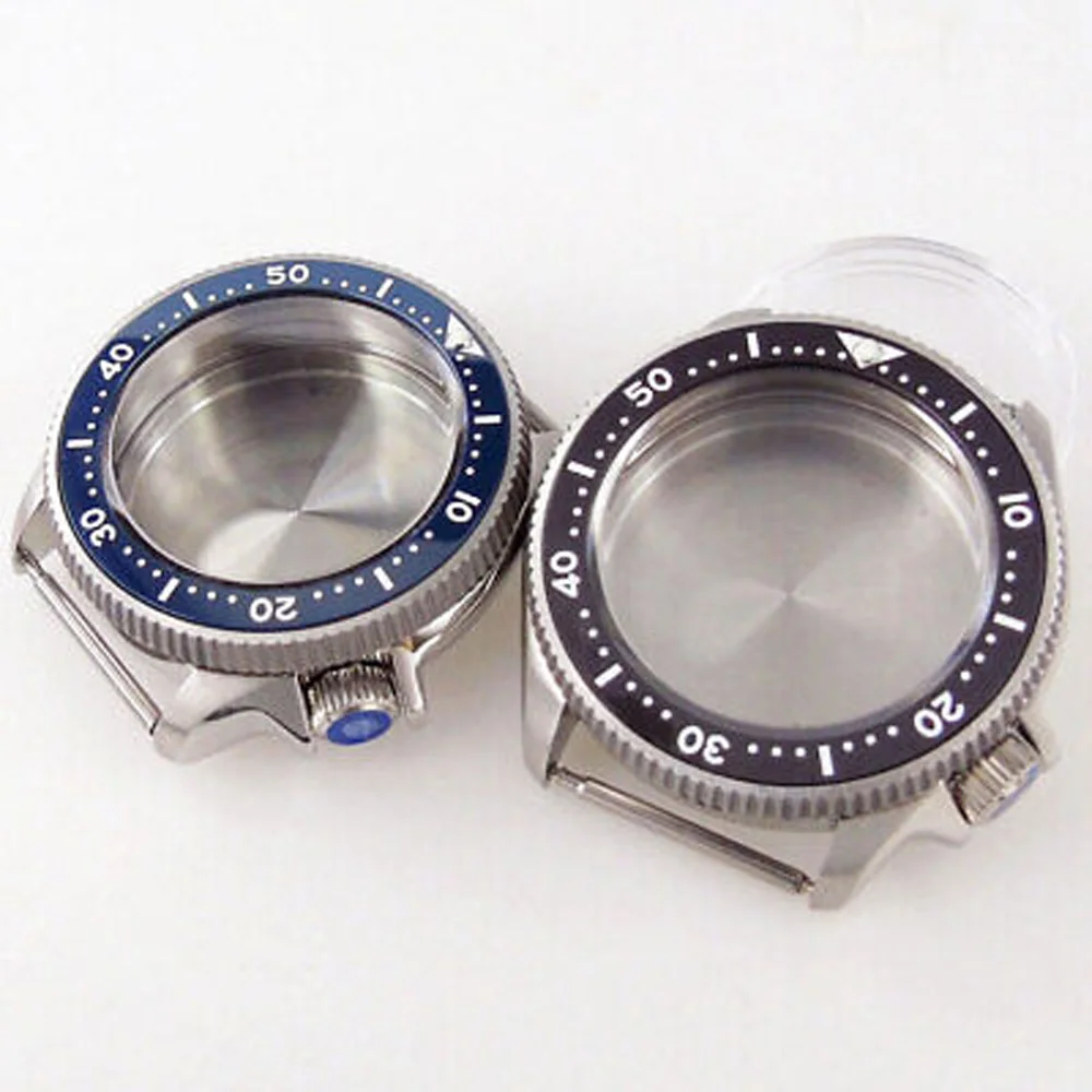 

Small 37mm sapphire glass Watch Case fit Japan NH35 NH36 eta 2824 movement MOD SKX007 SKX009 MOD part