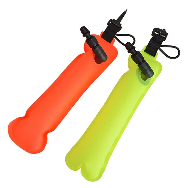 Surface Signal Marker Buoy Float Diver Sign Buoy Signal Warning Stick Elephant Pluck Inflatable Signal Tube Diving Accessories