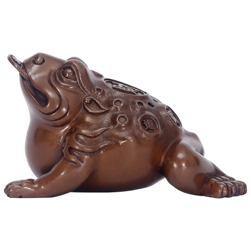 

Copper golden toad ornament handicrafts three-legged golden toad home decoration