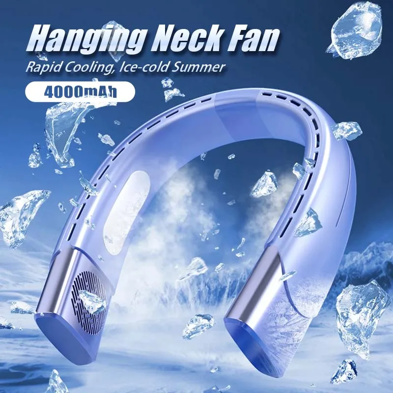 

Hanging Neck Fan Mini USB Rechargeable Wireless Mute Portability Outdoor Cooling Air Conditioning Small Electric Fans Bladeless