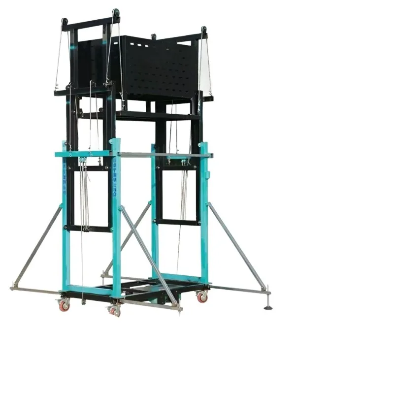 CE-gecertificeerd elektrisch steigers met veiligheidssysteem Automatische bediening van 500 kg voor bouwonderhoudswerkzaamheden