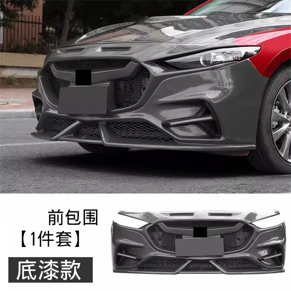 Car Body kit surround Front bumper assembly hood for Mazda3 Axela 2020