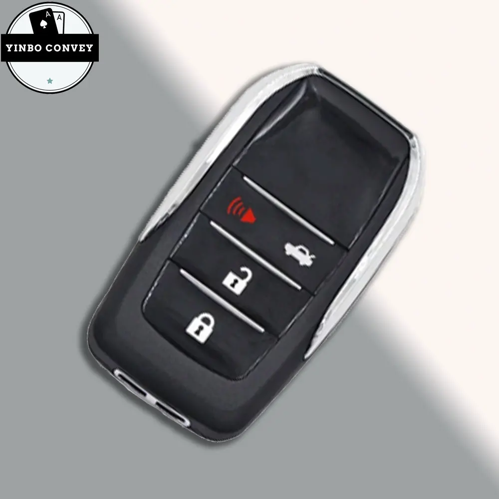 2/3/4 Buttons Key Fob Cover Flip Car Key Case  For Toyota  Reiz  Camry Rav4  Yaris  Corolla 4Runner Avalon 2017 2019