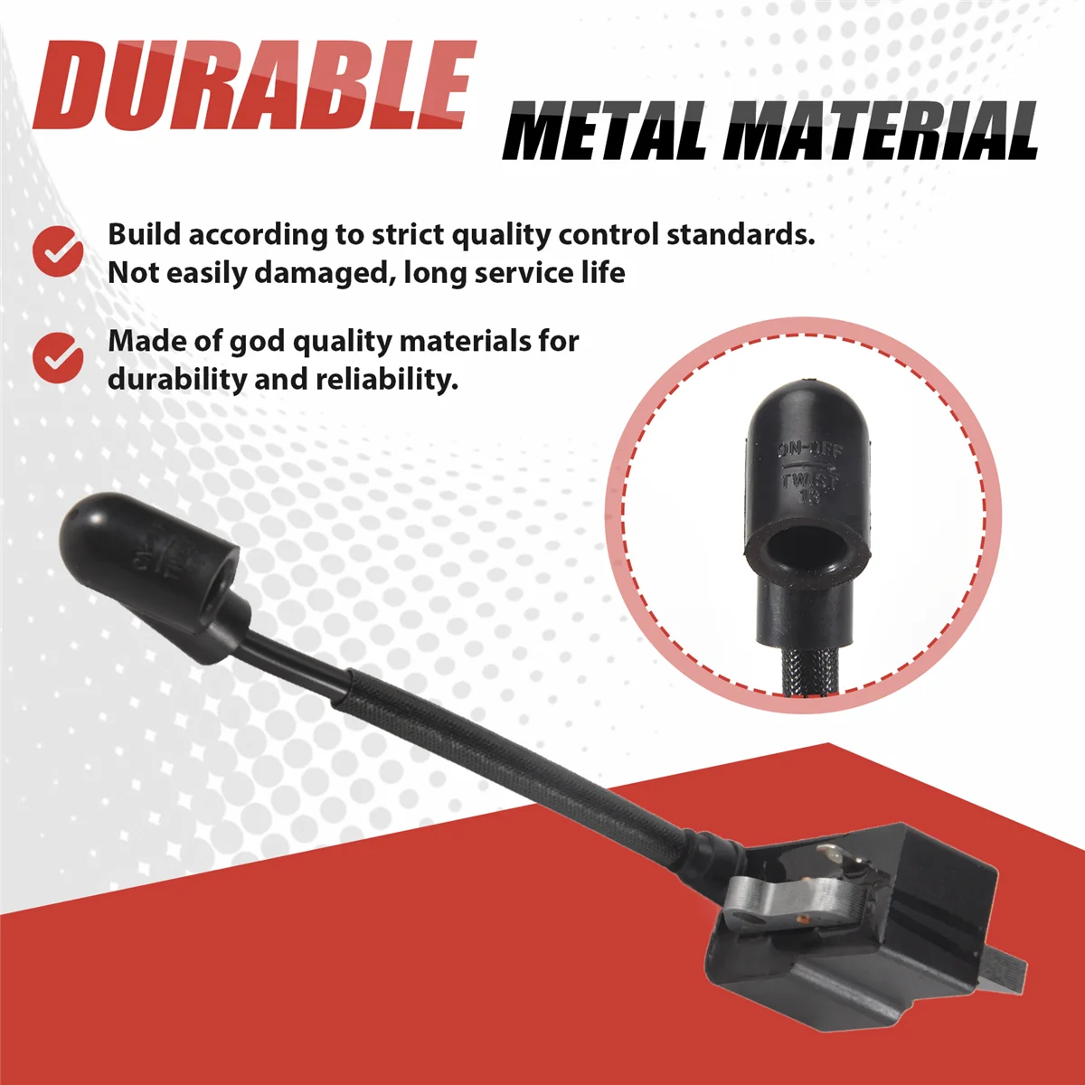 A89X Ignition Coil for 300953003 for RY74003D for UT-10514 Engine Part Chainsaw Accessories