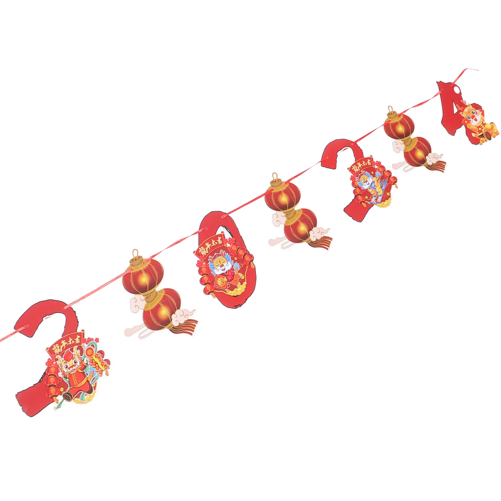 

New Year 2024 Dragon Large Size Banner Happy New Year Party Decoration Banners Party Hanging Festive Home Cloth