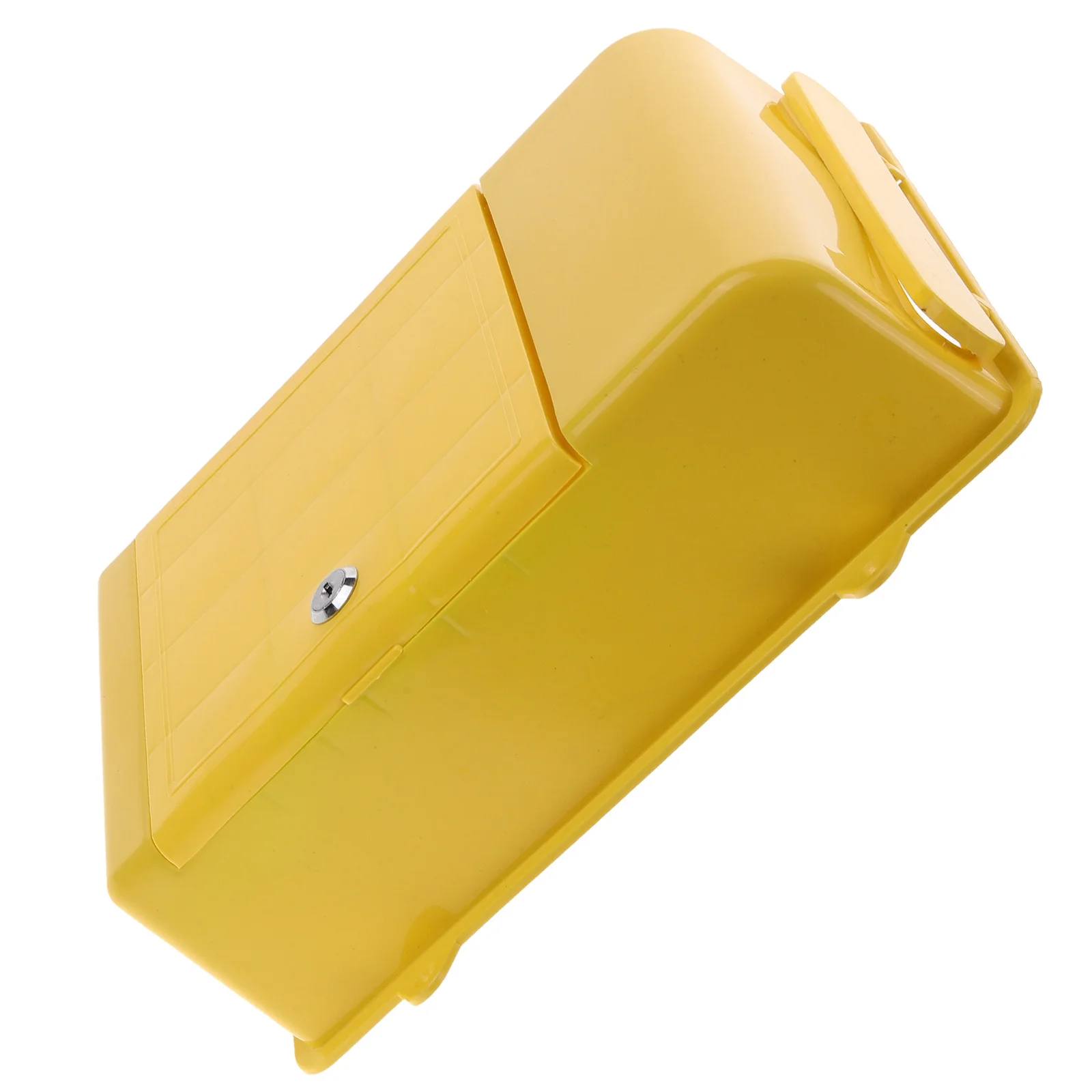 صندوق بريد مثبت على الحائط قابل للقفل في الهواء الطلق صندوق تجميع اقتراحات معدني بلاستيكي مقاوم للعوامل الجوية لمكتب المنزل والشقق الخارجي