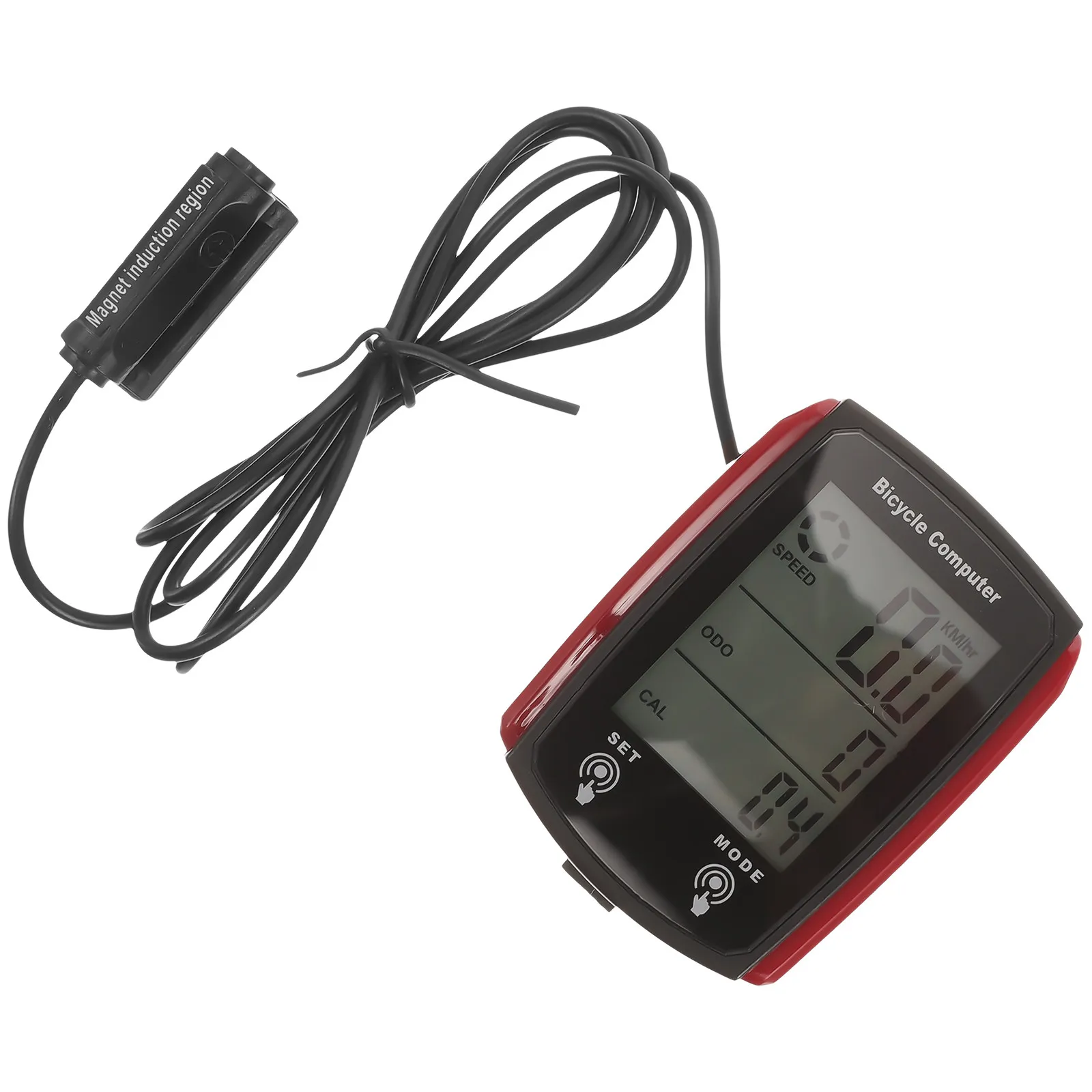 

1Set Portable Waterproof Bike Computer Digital Speedometer Odometer with Bright Luminous Screen for Hiking Climbing Riding