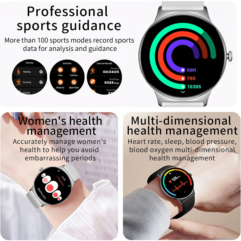 New Ultra Thin Women Smart Watch 1.43