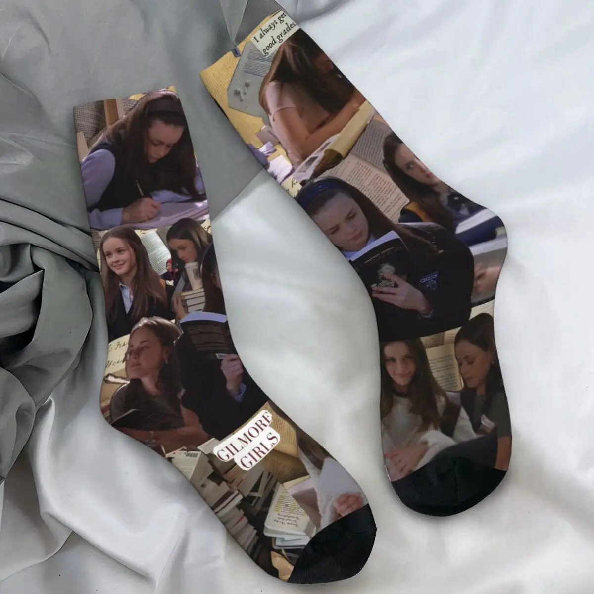 الكبار الرجال الجوارب أنا أحب جيلمور الفتيات التلفزيون الأمريكي روري جيلمور جوارب الخريف جودة الجوارب في الهواء الطلق عدم الانزلاق الجوارب #1