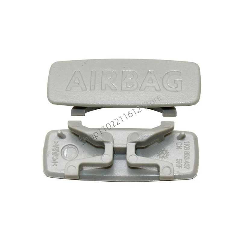 Car A B C Pillar AIRBAG Badge Trim Cover Cap Replace for VW Jetta Golf Caddy Passat CC Polo Arona Ateca Touran Ibiza Accessories