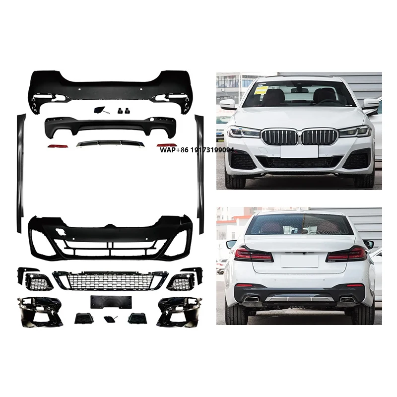 

2021-2023 Car Modification Upgrade MT Body Kit Front Bumper Rear Bumper Surround Accessories Suitable for 5 Series G30 G38