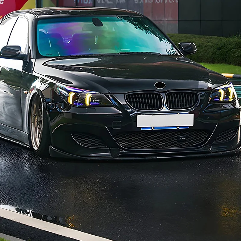 Headlight Assembly For BMW 5 Series E60 2003-2010 Upgrade Modify 25 Style Auto LED Projector Lens Car Accessories Plug And Play