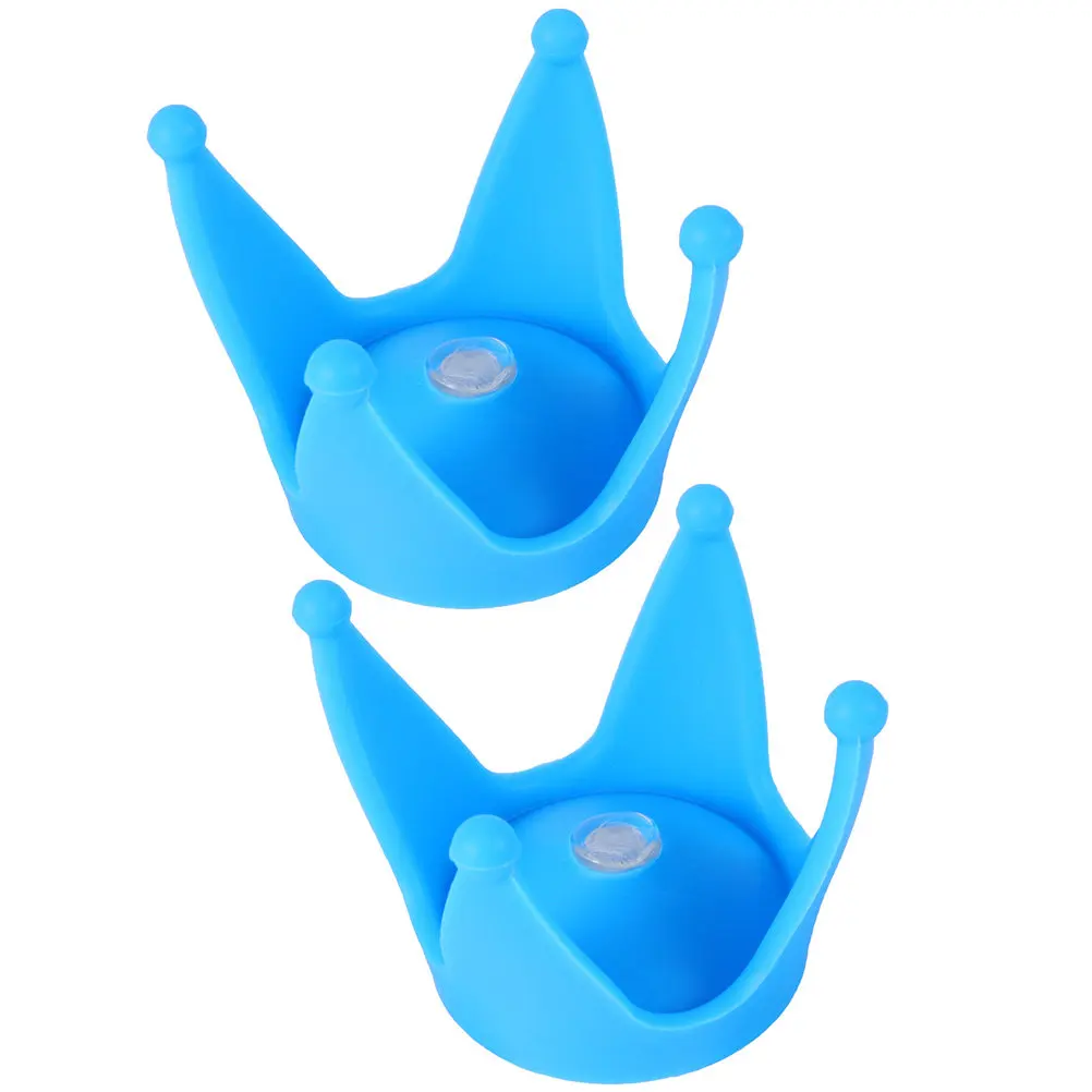

2Pcs Ornament for Motorbike Cycling Helmets Premium Silicone Material Double-Layer Suction Cup Non-Fall Off Bright