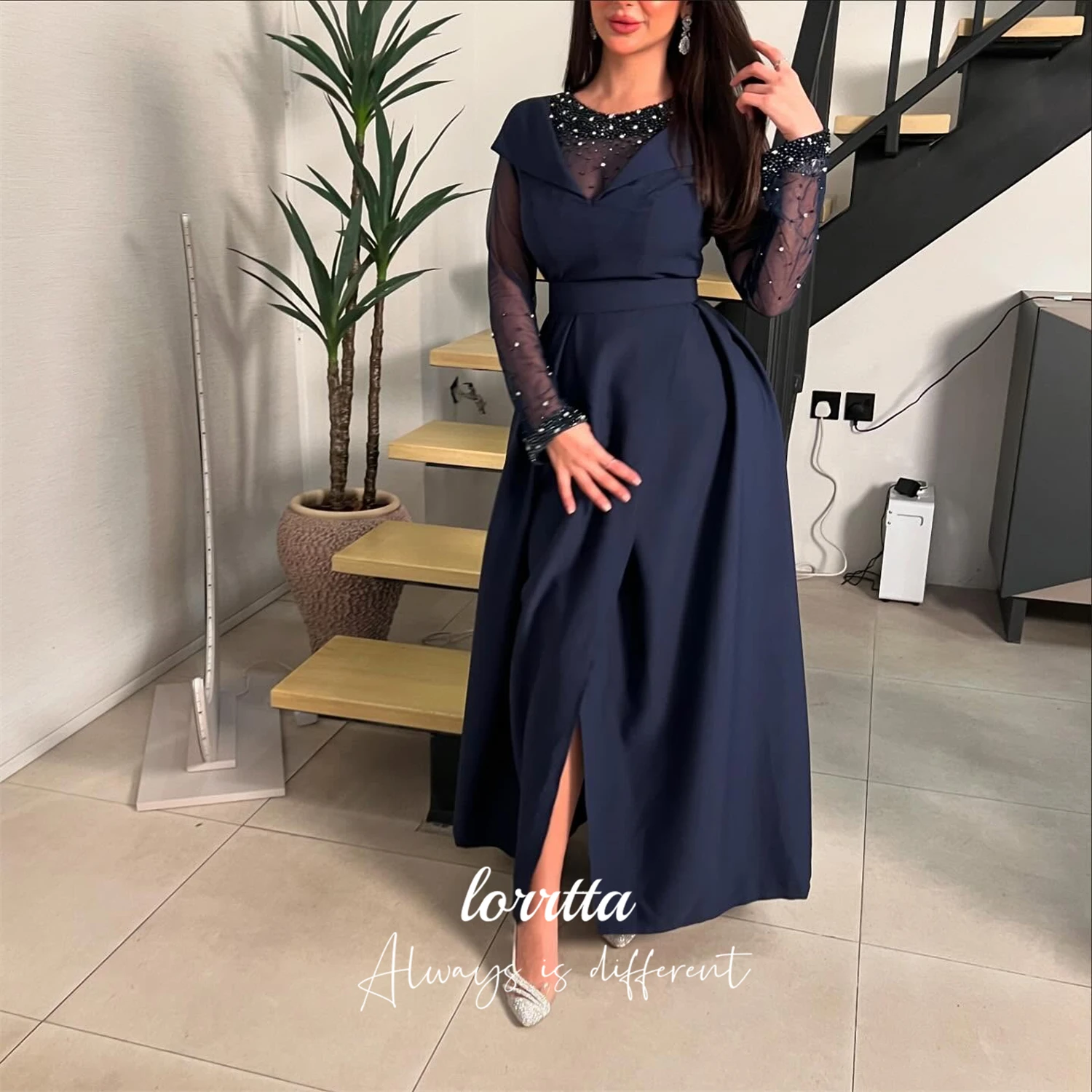

Lorrtta Customized Luxury Long Dresses With Sleeves Prom Dress Wedding Party Dress Sharon Happy Dresses for Special Occasions
