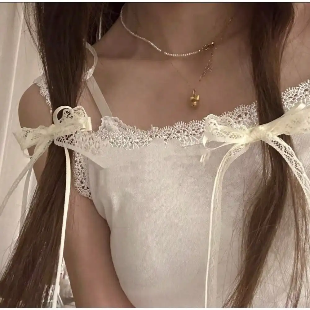 

White Lace Coquette Hair Bows Balletcore Hair Clips Women Cute Ribbon Hairpins Sweet Party Daily Hair Accessories