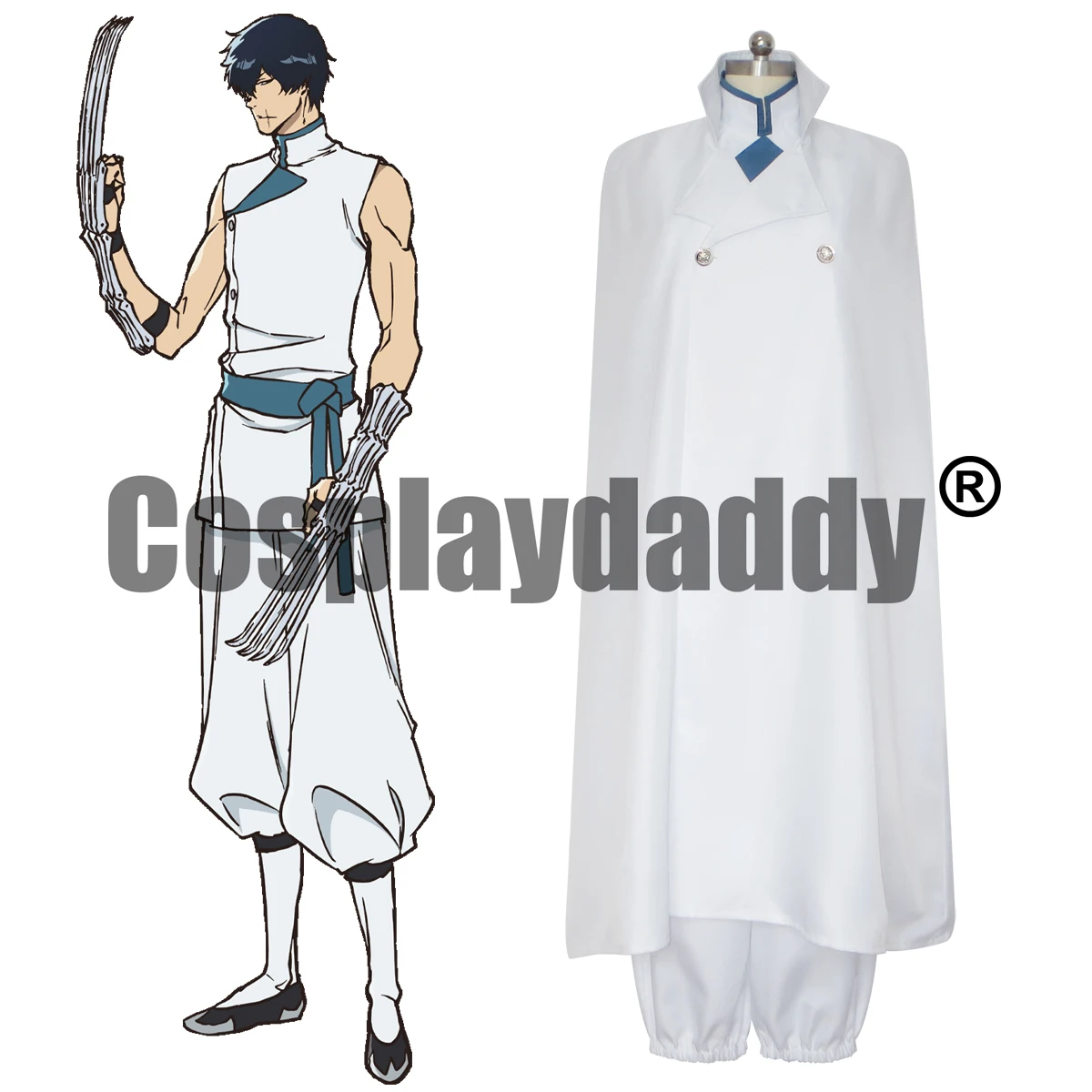 Bleach: Thousand-Year Blood War Wandenreich Quincy Cang Du Cosplay Sternritter Uniform Outfit Costume