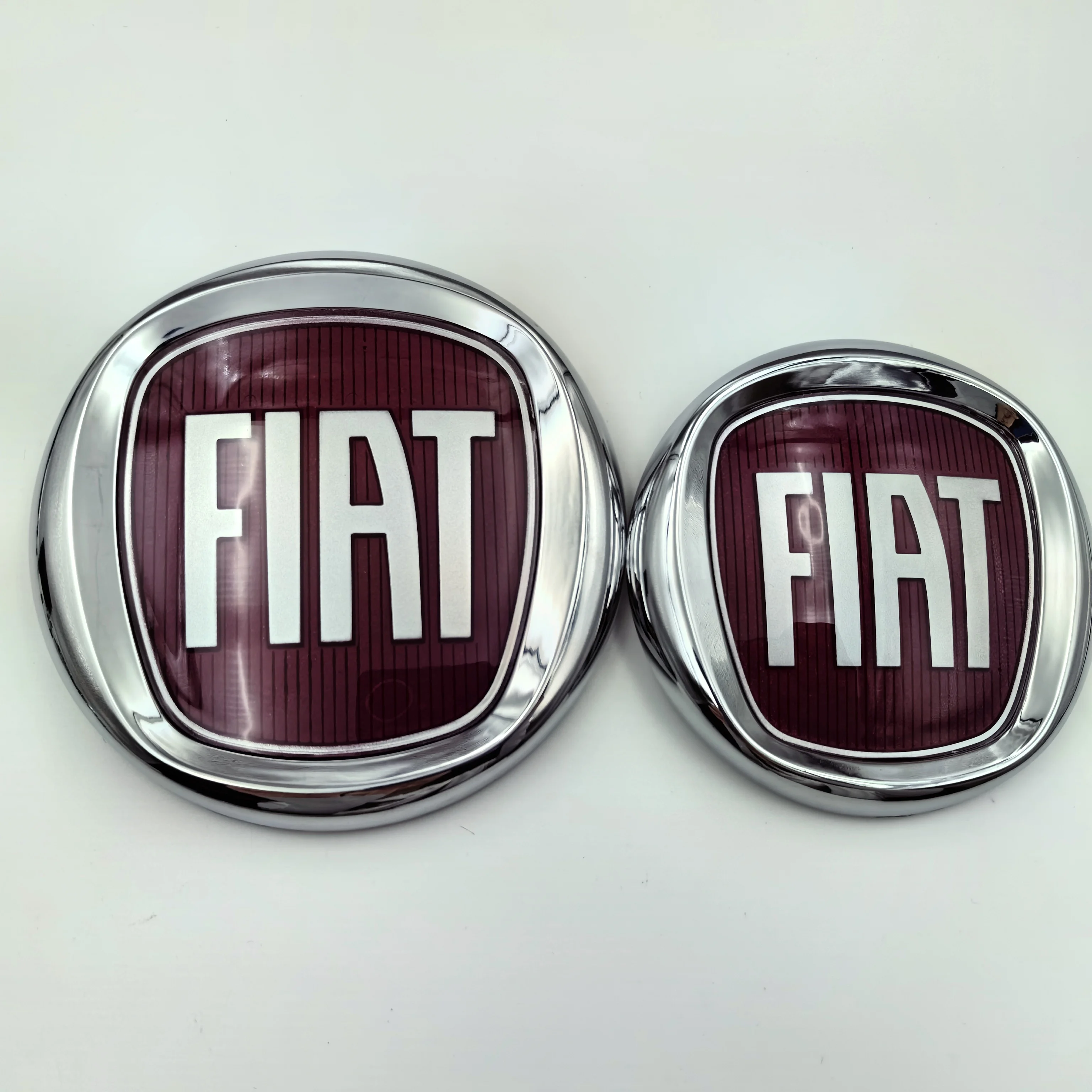 85/100/120mm ABS Emblem for FIAT Car Hood Accessory fit Doblo Tipo Panda Ducato Fiorino Grande Punto 500X 500 Freemont Stilo