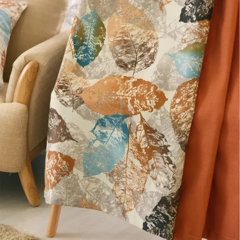 Customized European-style High-precision Printed Fabric Blackout Curtains for Living Room and Bedroom Decoration Blackout luxury
