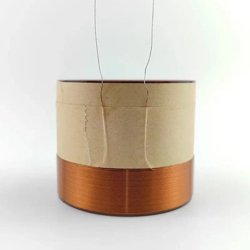 

1Pcs 65.5mm 2-Layers Round Copper Wire Bass Speaker Voice Coil Woofer Sound Driver Loudspeaker Repair Parts 8Ohm KSV