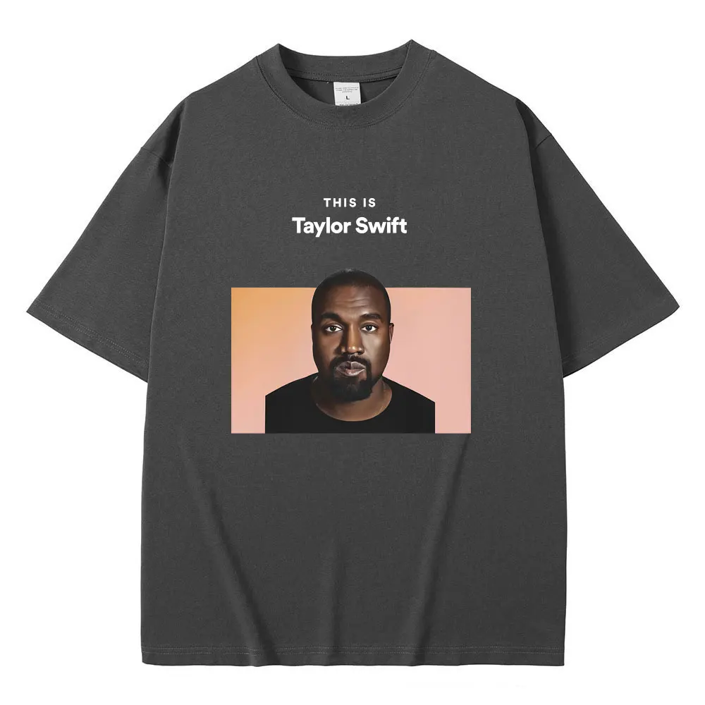 This Is Kanye West Graphic Print Tshirt Men Women Hip Hop Funny T-shirts Male Cotton T Shirts Rapper Kanye Oversized Streetwear