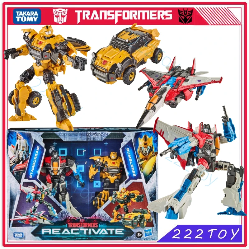 Новинка Игрушка-трансформер Takara Tomy Reactivate Bumblebee and starcry экшн-фигурка робот подарки хобби Аниме фигурки коллекционные