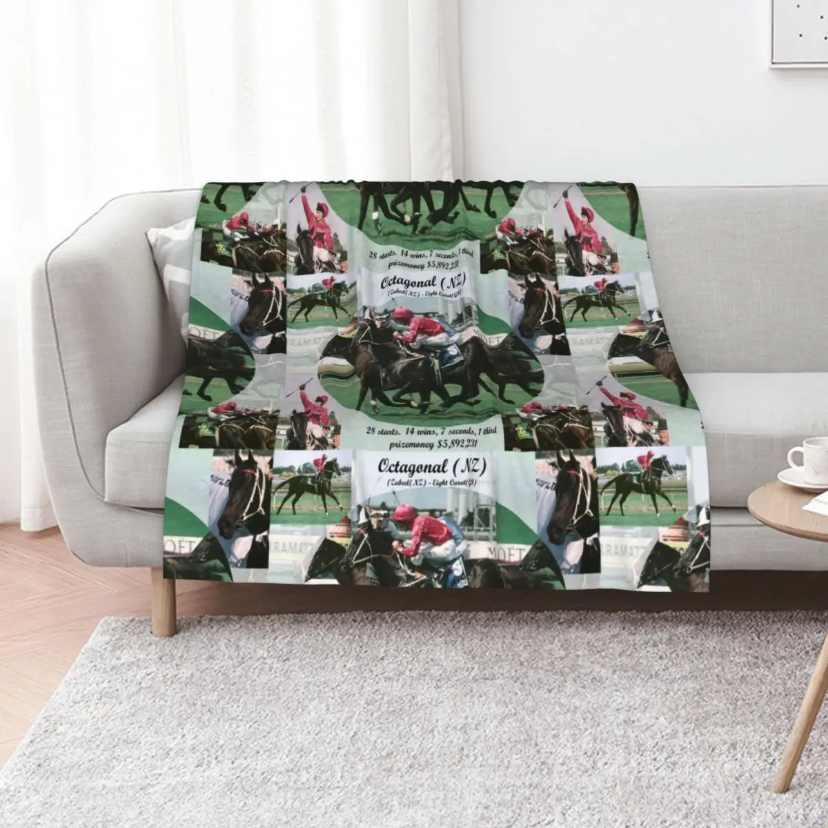 Octagonal career tribute Throw Blanket Sofa Blankets For Sofas decorative Luxury Designer Flannels Single Blankets