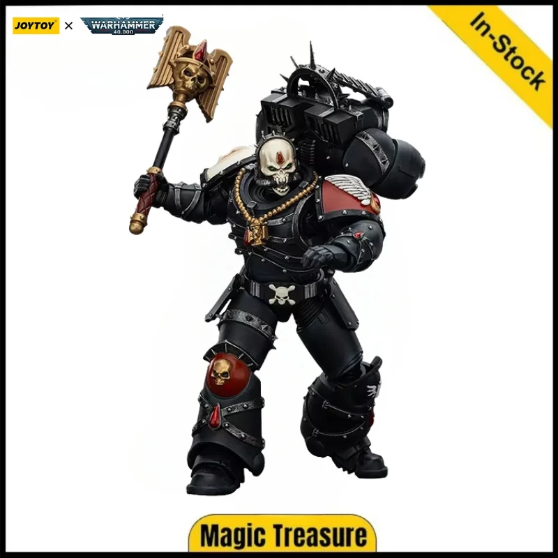【Auf Lager】JOYTOY Warhammer 40K Blood Angels Lemartes mit Jump Pack Blood Crozius und Absolver Bolt Pistol 1/18 Actionfigur