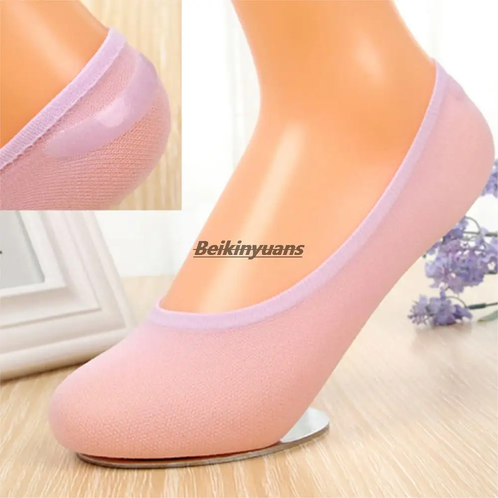 Candy-Colored Magic Socks Women's Hidden Velvet Non-Slip No-Show Sock Adult Children's Silicone Summer Women Ankle Hidden Socks