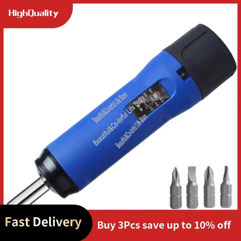 Digital Display Preset Adjustable Torque Screwdriver With 1/4In Drive 4Bits Included With Box Screw Torque Set-LICG