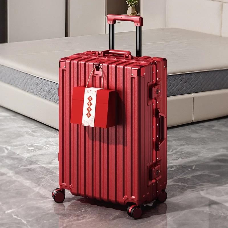 valise-de-voyage-rigide-rouge-avec-serrure-a-combinaison-pour-mariage-ideale-pour-demoiselles-d'honneur-et-couples-taille-24-pouces