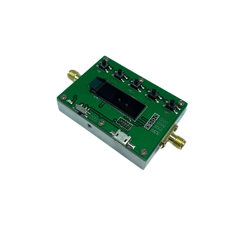 1 conjunto 6g atenuador programável digital 30db passo 0.25db display oled módulo rf verde