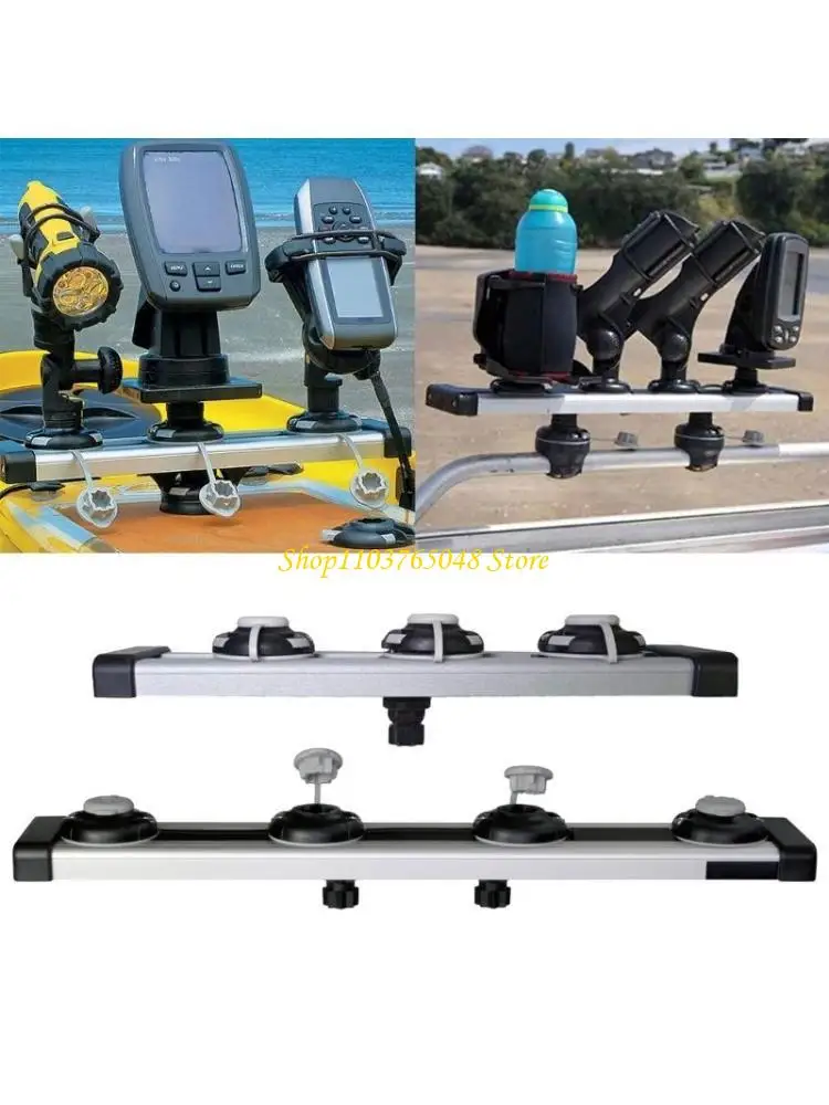 R53E Kayak Mounting Track Rack Replacement Canoes Kayak Mount Base Inflatable Boats Sea Fishing Rod Support Holder Rack